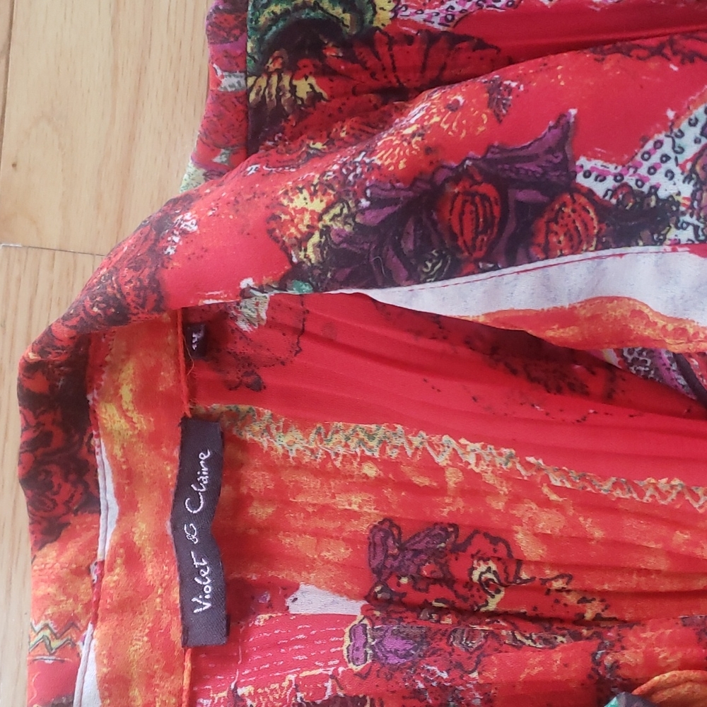 Fun multi colored women's blouse